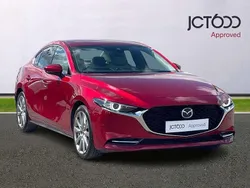 Red Used 2019 Mazda 3 Inclusive Sedan | £15,248 (Good price)