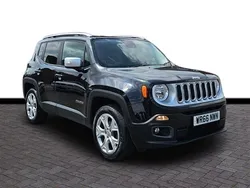 Black Used 2016 Jeep Renegade Limited SUV | £8,086 (Fair price)