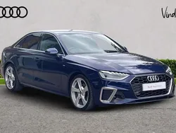 Blue Used 2023 Audi A4 S-Line Sedan | £25,203 (Fair price)