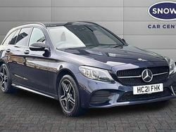 Blue Used 2021 Mercedes C300e AMG line Estate | £22,749 (Super price)