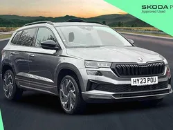 Grey Used 2023 Skoda Karoq SportLine SUV | £24,500 (Fair price)