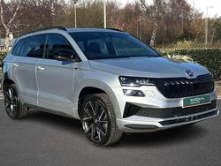 Brilliant silver metallic Used 2023 Skoda Karoq SportLine SUV | £25,500 (Fair price)