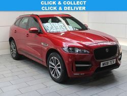 Red Used 2018 Jaguar F-Pace R-Sport SUV | £17,000 (Fair price)