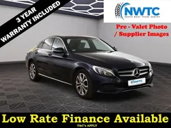 Blue Used 2016 Mercedes C220 Sedan | £9,695 (Good price)