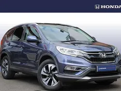 Twilight blue Used 2017 Honda CR-V EX SUV | £15,650 (Fair price)