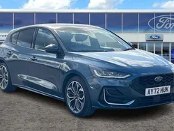 Blue Used 2022 Ford Focus ST-Line Hatchback | £15,995 (Fair price)