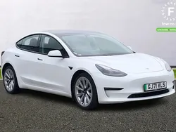 White Used 2021 Tesla Model 3 Long Range Sedan | £18,199 (Fair price)