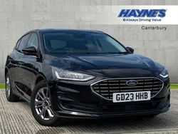 Black Used 2023 Ford Focus Titanium Hatchback | £15,495 (Fair price)