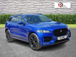 Blue Used 2018 Jaguar F-Pace R-Sport SUV | £12,495 (Fair price)