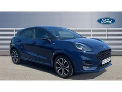 Blue Used 2022 Ford Puma ST-Line Coupe | £14,525 (Good price)
