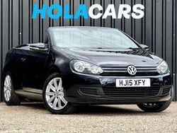 Black Used 2015 VW Golf Cabriolet S Cabriolet | £6,399 (Fair price)