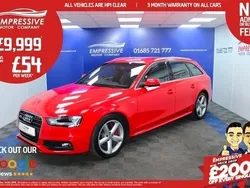 Red Used 2013 Audi A4 S-Line Estate | £9,999 (A bit pricey)