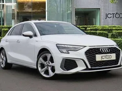 White Used 2022 Audi A3 S-Line Hatchback | £19,462 (Fair price)