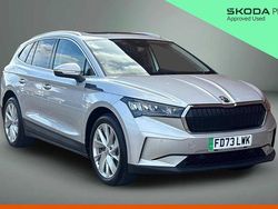 Brilliant silver metallic Used 2023 Skoda Enyaq iV ecoSuite SUV | £27,500 (Fair price)