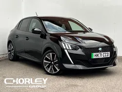 Black Used 2021 Peugeot e-208 GT Hatchback | £11,961 (Fair price)