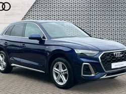 Blue Used 2022 Audi Q5 S-Line SUV | £31,912 (Fair price)