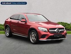 Red Used 2017 Mercedes GLC350 AMG line Coupe | £25,233 (Fair price)