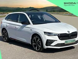 Moon white metallic Used 2025 Skoda Scala Monte Carlo Hatchback | £23,995 (Expensive)