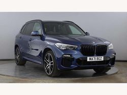 Blue Used 2021 BMW X5 M Sport SUV | £45,995 (Fair price)