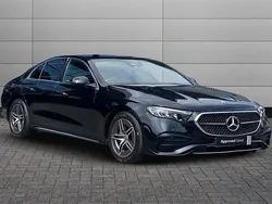 Black Used 2024 Mercedes E220 AMG line Sedan | £49,450