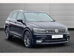 Black Used 2017 VW Tiguan R-line SUV | £18,450 (A bit pricey)