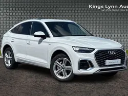 White Used 2024 Audi Q5 Sportback S-Line SUV | £40,000 (Good price)