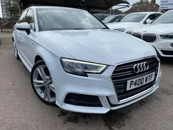 White Used 2017 Audi A3 Sportback S-Line Hatchback | £12,249 (Fair price)