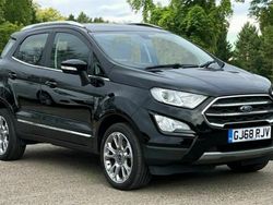 Shadow black Used 2018 Ford Ecosport Titanium SUV | £9,000 (Fair price)