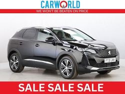 Black Used 2021 Peugeot 3008 Allure Premium Hatchback | £12,346 (Fair price)