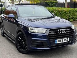 Blue Used 2019 Audi Q7 S-Line SUV | £31,495 (Good price)