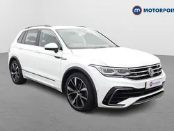 White Used 2021 VW Tiguan R-line SUV | £22,599 (A bit pricey)