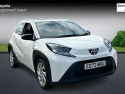 White Used 2023 Toyota Aygo PURE Hatchback | £12,276 (Fair price)