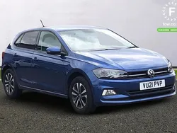 Blue Used 2021 VW Polo Edition Hatchback | £16,199 (Fair price)