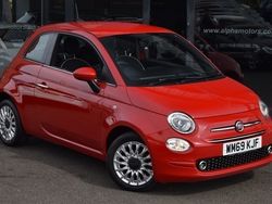 Pasodoble red Used 2020 Fiat 500 Lounge Hatchback | £7,490 (Fair price)