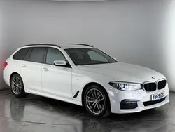 White Used 2019 BMW 520 M Sport Estate | £21,700 (Good price)