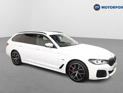White Used 2022 BMW 530e M Sport Estate | £25,349 (Good price)