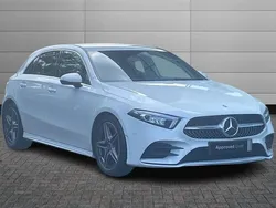 Digital white Used 2021 Mercedes A180 Executive Hatchback | £19,595 (Fair price)