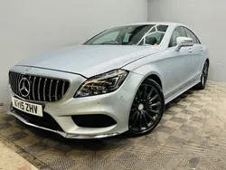 Silver Used 2015 Mercedes CLS350 AMG Line Premium Coupe | £11,490 (Good price)