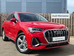 Progressive red metallic New 2025 Audi Q3 S-Line SUV | £43,190 (A bit pricey)