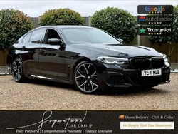Black Used 2021 BMW 520 M Sport Sedan | £25,300 (Fair price)