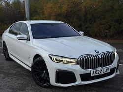 White Used 2022 BMW 740 M Sport Sedan | £36,990 (Fair price)