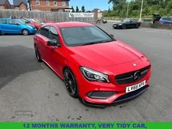 Red Used 2016 Mercedes CLA200 AMG line Estate | £11,495 (Fair price)