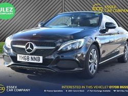 Black Used 2018 Mercedes C250 Premium Plus Cabriolet | £18,995 (Fair price)