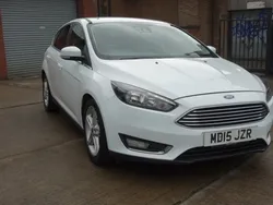 White Used 2015 Ford Focus Titanium Hatchback | £6,495 (Expensive)
