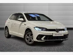White New 2024 VW Polo R-line Hatchback | £21,650 (Fair price)
