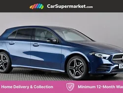 Blue Used 2021 Mercedes A250 Executive Hatchback | £19,497 (Fair price)