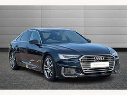 Blue Used 2021 Audi A6 S-Line Sedan | £26,295 (Fair price)