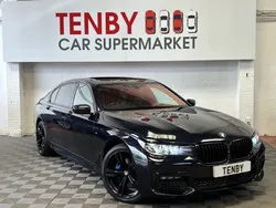 Black Used 2016 BMW 740L M Sport Sedan | £19,795 (Fair price)