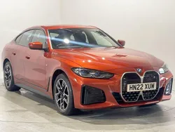 Orange Used 2022 BMW i4 M Sport Sedan | £25,799 (Good price)