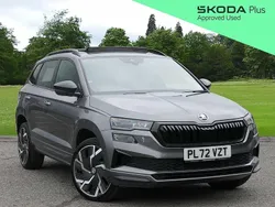 Graphite grey metallic Used 2022 Skoda Karoq SportLine SUV | £24,495 (Fair price)